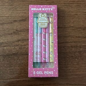NWT Hello kitty sanrio special collection 5 piece gel pen set